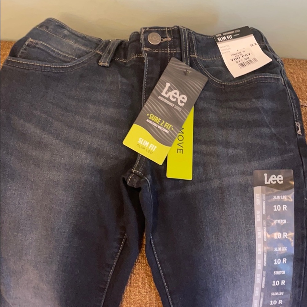 Boys Lee Extreme Comfort Jeans Dark Wash Slim Fit
